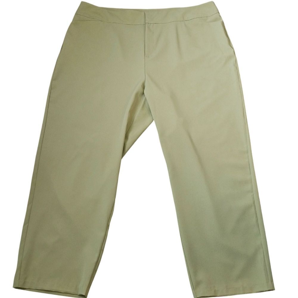 Three Piece Pant Set Lightweight Pockets Long Sleeve Gauzy Spring Green Size 24 - Picture 3 of 12
